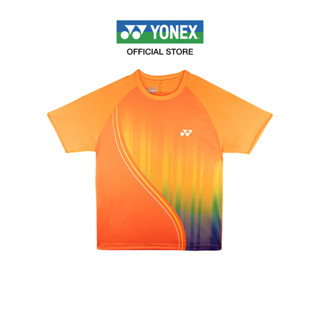 YONEX MENS T-SHIRT 22108 เสื้อคอกลม ผ้าโพลีเอสเตอร์ เนื้อสัมผัสนุ่มสบาย เหมาะสำหรับทั้งใส่ออกกำลังกายหรือชุดลำลอง