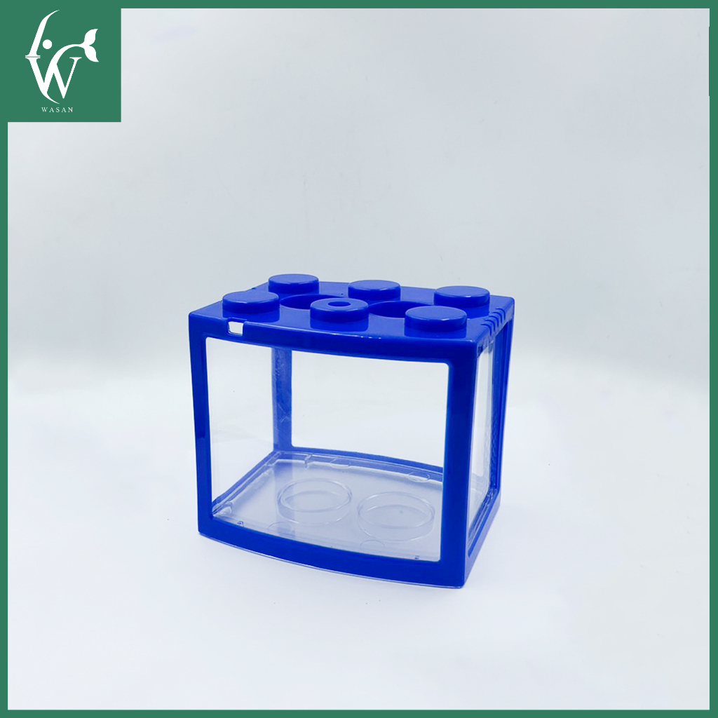 ตู้ปลาเลโก้ ตู้ปลาขนาดเล็ก คละสีส่ง เหมาะสำหรับเลี้ยงปลากัด ปลาขนาดเล็ก - รูปที่ 5