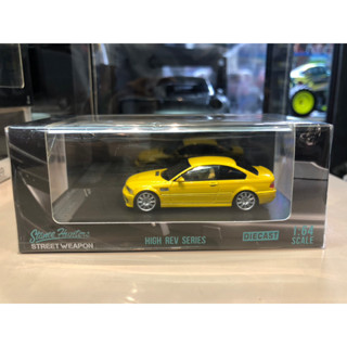 รถโมเดล สเกล1/64 BMW E46 M3 YELLOW