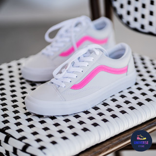 [ของแท้ ส่งฟรี จากไทย] VANS STYLE 36 "LEATHER POP" PINK