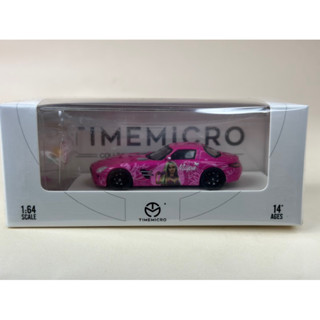 Mercedes Benz SLS + Figure Miyou Scale 1:64 ยี่ห้อ Timemodel