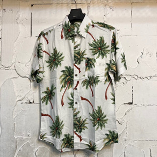 เสื้อเชิ้ตฮาวายลายต้นมะพร้าว hawaii ไซส์ m l xl 2xl 3xl 4xl เนื้อผ้าเรยอน💯% ผ้านิ่มใส่สบายไม่ร้อน ใส่ได้ทั้งชายและหญิง