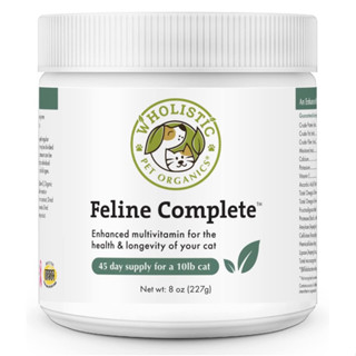 *พร้อมส่ง วิตามินรวม+บำรุงขน Wholistic Pet Organics Feline Complete: Cat