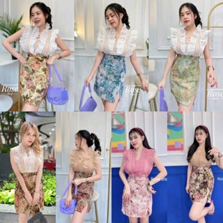 minidress กระโปรงผ้าทอ สุดหรู แหวกหน้า ทรงสวย มาก