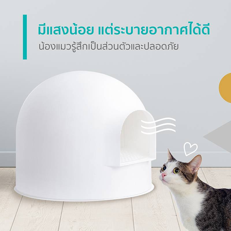ส่งต่อ ห้องน้ำแมวอิกลู pidan Igloo Cat Litter Box