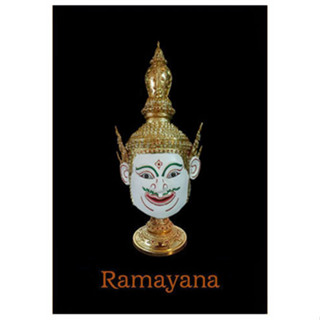 หัวโขน รามเกียรติ์ Ramayana Ban Ruk Panja Singkorn Head Statue (ปัญจะสิงขร) (1/1 Wearable)