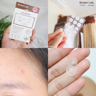 แผ่นแปะสิว Brown Lab Dr.dreamderm Spot Patch 18 ชิ้น 1 ซอง
