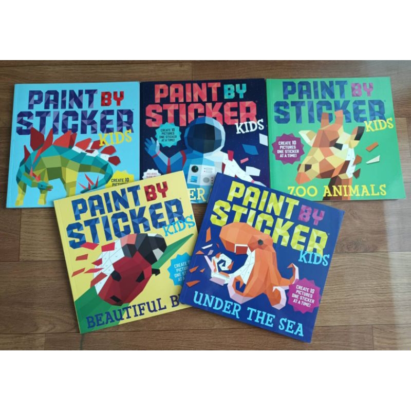 Paint by Sticker book, Kids / Zoo / Outer Space