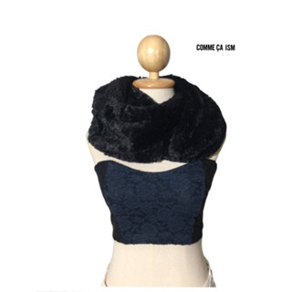 neck warm ผ้าพันคอ ญี่ปุ่น มือสอง Brand : COMME CA ISM