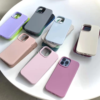 เคสกำมะหยี่ โลโก้ สำับรุ่น iPhone X XS XR XSMAX ใช้สำหรับ ไอโฟนX XS XR XSMAX เคสสีพื้นพาสเทล มี 15สี