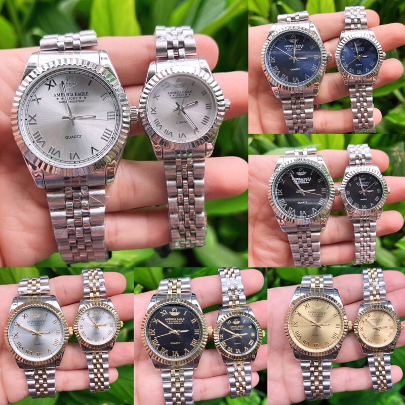 💥Amarica Eagle (ชื่อใหม่Grand Eagle) นาฬิกาแท้กันน้ำ
