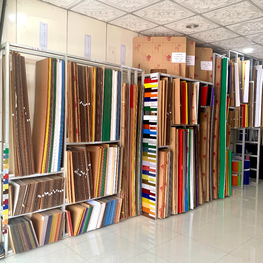 รหัส 80120 แผ่นฟิวเจอร์บอร์ด 3 , 5 มิล ขนาด 80 x 120 ซม. จำนวน 4 แผ่น มี 6 สี แดง เหลือง น้ำเงิน เขียว ขาว ดำ คละสีได้ - รูปที่ 3