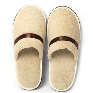ฟรีไซส์ รองเท้าโรงแรมห้าดาว รองเท้าใส่ในบ้าน รับแขก พื้นนิ่ม กันลื่น 7mm Slipper