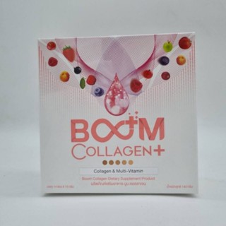 🌴Exp:2025 บูมคอลลาเจน Boom Collagen Plus 1กล่อง 14ซอง