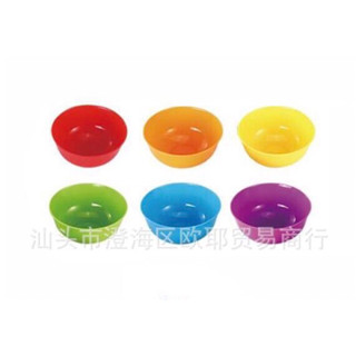 ถ้วยสีรุ้ง 6สี พร้อมส่ง sensory play