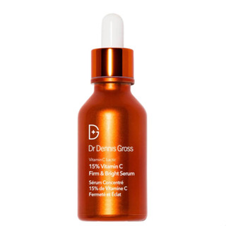 แท้💯% [Sephora US/เช็คใบเสร็จได้] Dr. Dennis Gross Vitamin C Lactic Acid Firming Serum