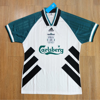 เสื้อย้อนยุค ลิเวอร์พูล ชุดเยือน ปี 1993-95 Liverpool Retro Away ปี 1993-95 งานเกรด AAA พร้อมส่ง