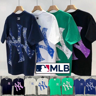 เสื้อยืด MLB 🇰🇷 เสื้อยืดคอกลม cotton 💯 | เสื้อยืดแบรนด์เนม