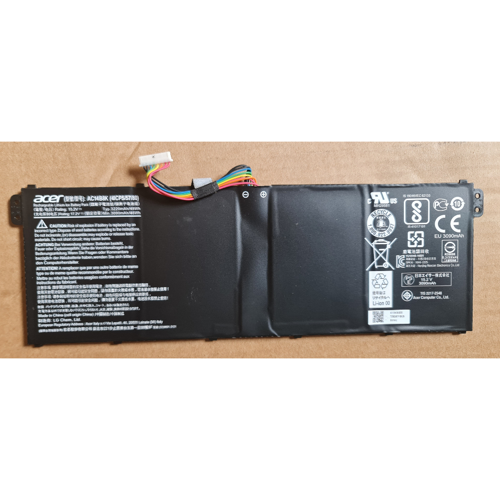 แบต Notebook Acer รหัส AC14B8K ของแท้ แกะจากเครื่อง (มือสอง)