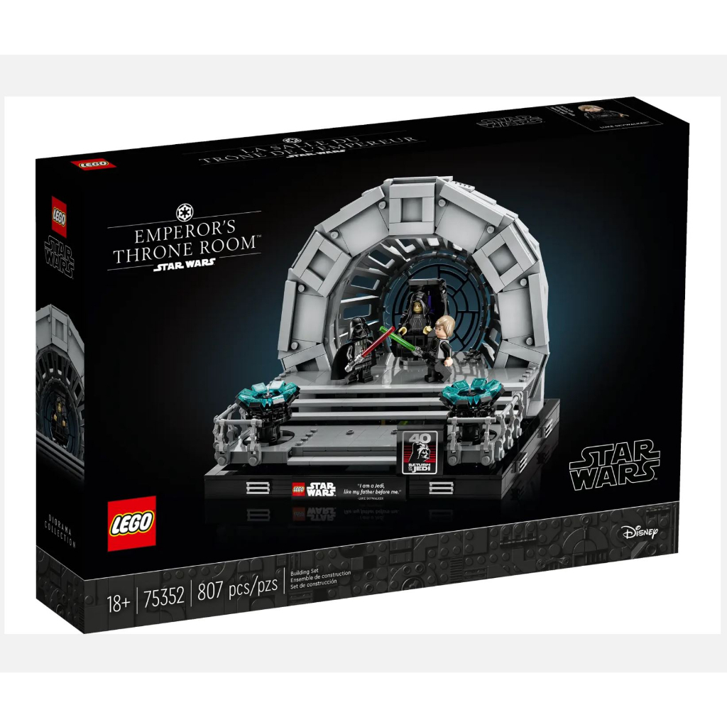 LEGO® Star Wars™ Emperor's Throne Room™ Diorama 75352