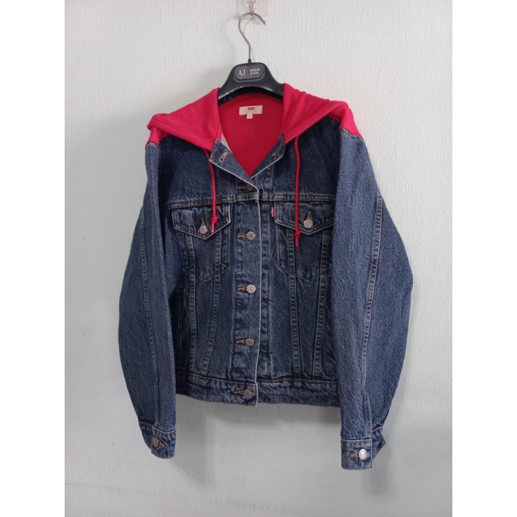 🌈เสื้อแจ๊คเก็ต เสื้อคลุมมีฮู้ด แบรนด์ Levi’s® งานแบรนด์แท้ 💯%สภาพใหม่ 💯% 👉แบรนด์ดัง ✨️