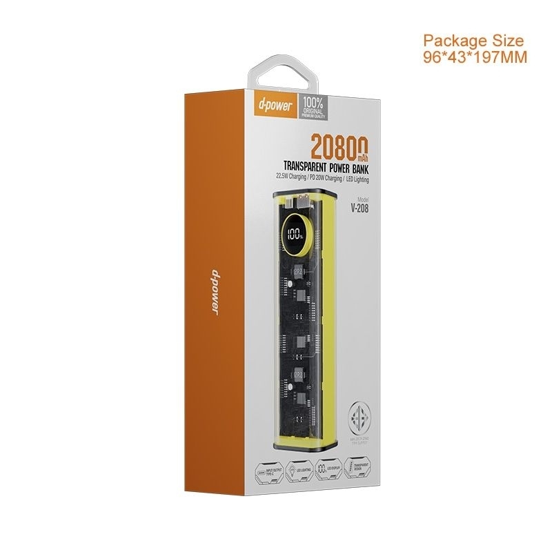 ส่งฟรี แสวงเครื่อง Power Bank แบบมีไฟฉาย output type c