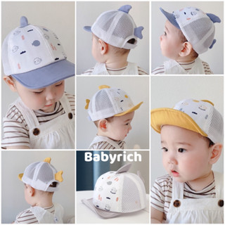 (พร้อมส่ง 3 สี) หมวกแก๊ปเด็ก ทารก เด็กน้อย เด็กอ่อน cap hat