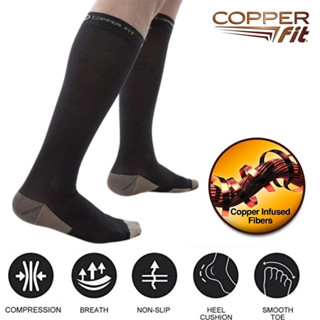 Copper fit Sock ถุงเท้าเพื่อสุขภาพลดปวดเมื่อย