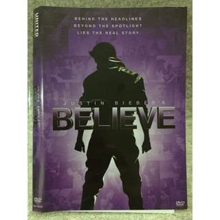 DVD Justin Bieber’s  Believe(2013). ดีวีดี จัสติน บีเบอร์ บีลีฟ เดอะ มูฟวี่  (แนวแอคชั่นดนตรีพร้อมเบื้องหลัง)