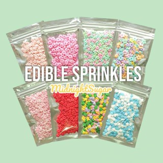 Sprinkles Confetti [3] น้ำตาลตกแต่งขนม น้ำตาลแต่งหน้าเค้ก กินได้ แบ่งขาย 25/75กรัม