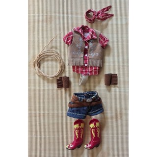 ขายชุดตุ๊กตาบาร์บี้ รุ่น Barbie Pin-Up Girl Collector Way out West ไม่มีหมวก ของใหม่