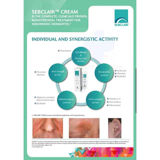 Sebclair Cream / ZERMIX Forte Cream เซ็บแคร์ เซ็บเดิร์ม อาการคัน ลอกเป็นขุย sebderm