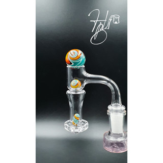 Trippy Glass Ball Set ลูกแก้วหมุน 3pc* Carb Cap for Quartz Banger, Dab rig, Wax/Dab/Shatter DPGCC028