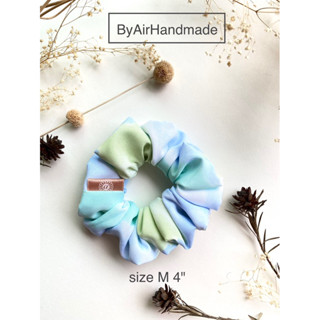 ที่รัดผมทรงโดนัท ผ้าพิมพ์ลายเนื้อนุ่ม ไม่กินส้นผม ขนาดกลาง(M) 4" SCRUNCHIES