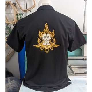 "พระวิษณุกรรม"เสื้อคอโปโล ลายปักองค์พ่อ