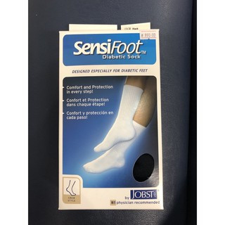 ถุงเท้าสีดำ ความยาวครึ่งน่อง ถุงเท้า SENSIFOOT DIABETIC SOCK สำหรับผู้ป่วยเบาหวาน ผู้สูงอายุและผู้รักสุขภาพ