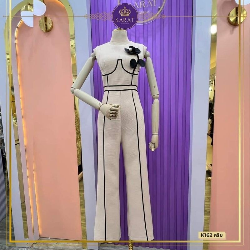❤️❤️ จั๊มสูทขายาว karat boutique sz.s ❤️❤️