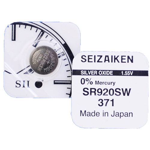 ถ่านนาฬิกา SEIZAIKEN Seiko 371/SR920SW AG6 LR920 1.55V ของแท้ จำหน่ายแยยแบ่งขาย