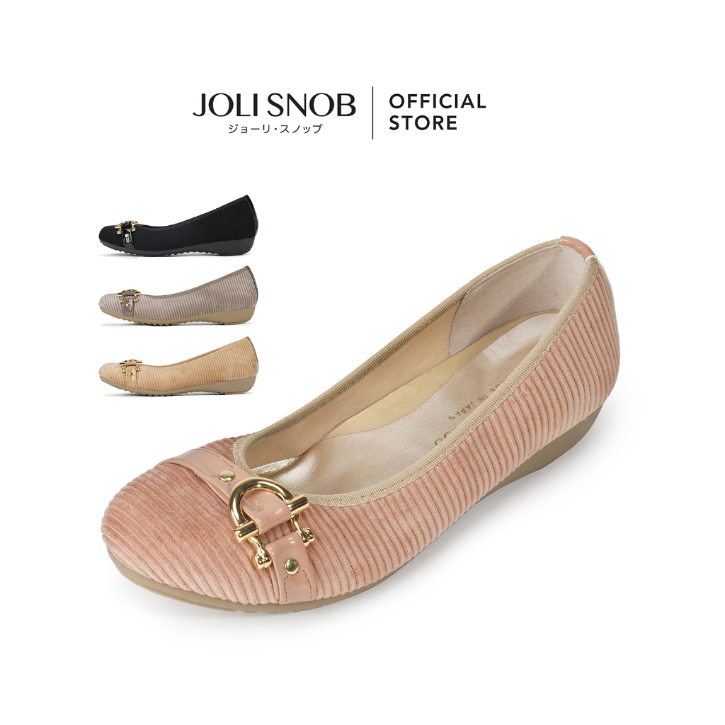 JOLI SNOB | Comfort Flats รองเท้าคัทชู ส้นแบน ใส่สบาย ผู้หญิง Made in Japan | ACT-39267