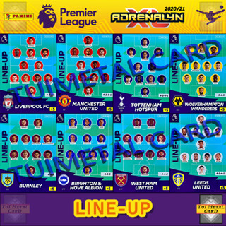 PANINI PREMIER LEAGUE 2020/21 ADRENALYN XL: LINE-UP การ์ดสะสมฟุตบอล Football Trading Card