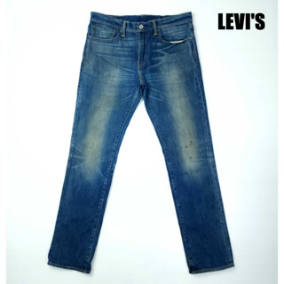 ยีนส์ลีวายส์ Levis 511 เอว 34 ผ้า WhiteOak เฟดสนิม ผ้ายืด ขากระบอกเล็ก