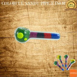 ท่อแก้ว Colorful Sandy 5 Inch