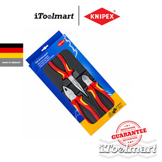 KNIPEX ชุดคีม (ด้ามหุ้มฉนวน) 00 20 12 (1 ชุด/ 3 อัน) Electro…