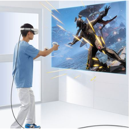 UGREEN New สายUSB-C to USB-C ยาว5เมตร  สำหรับ Quest 2 Headset VR USB-C 3.2 Gen1 High Speed 5Gbps รุ่น 90629 US551 - รูปที่ 2