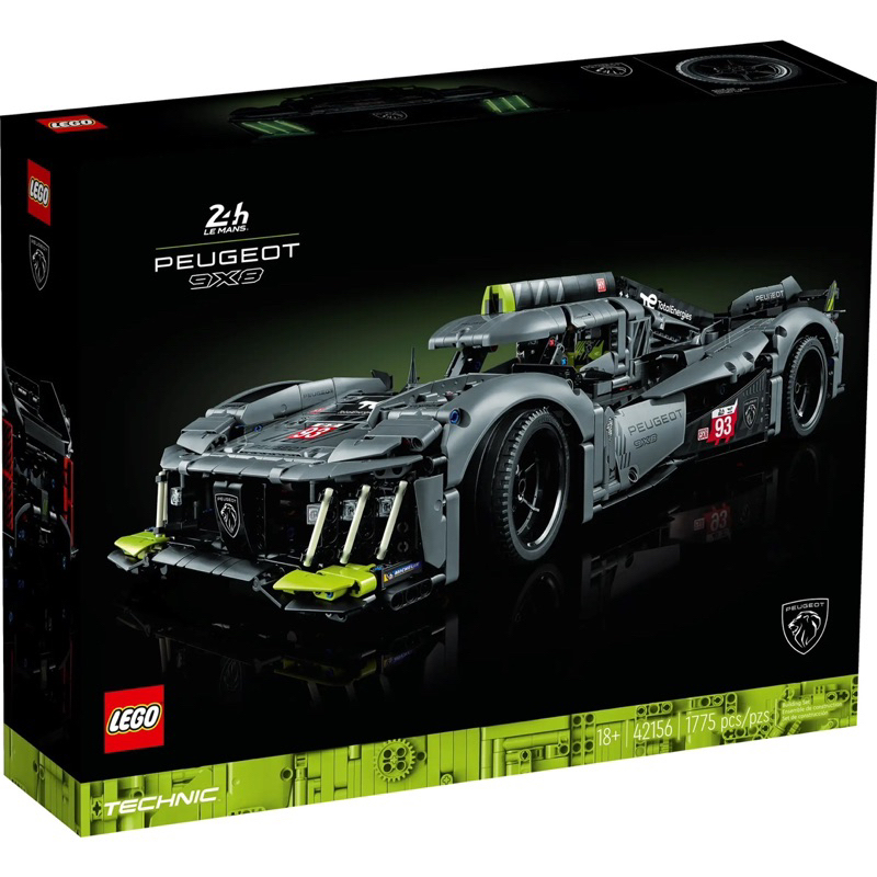 [พร้อมส่ง Coin คืน 10%] LEGO 42156 PEUGEOT Le Mans Hybrid Hypercar ของแท้ มือหนึ่ง กล่องสวย