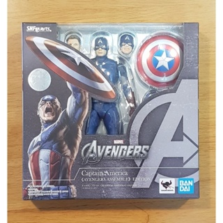 S.H.Figuarts Captain America - AVENGERS ASSEMBLE Edition ของแท้ Bandai ของใหม่ กัปตันอเมริกา อเวนเจอร์ Marvel