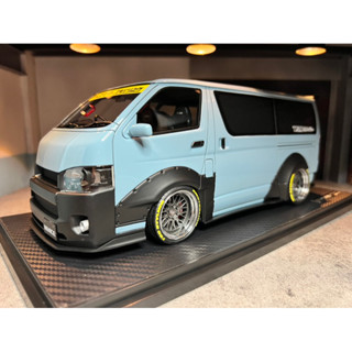 Ignition Model [IG2803] 1:18 T･S･D WORKS HIACE Blue Gray