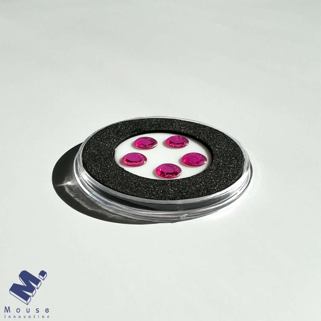เมาส์ฟีท Sapphire (Sapphire Skates) ของ Infinity Mice Sapphire Dots+