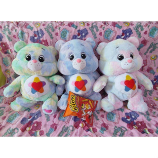 ตุ๊กตาหมีผ้าห่ม Care bear มี 3 สี  ความสูง 50 cm  ขนาดผ้าห่ม 3 ฟุต