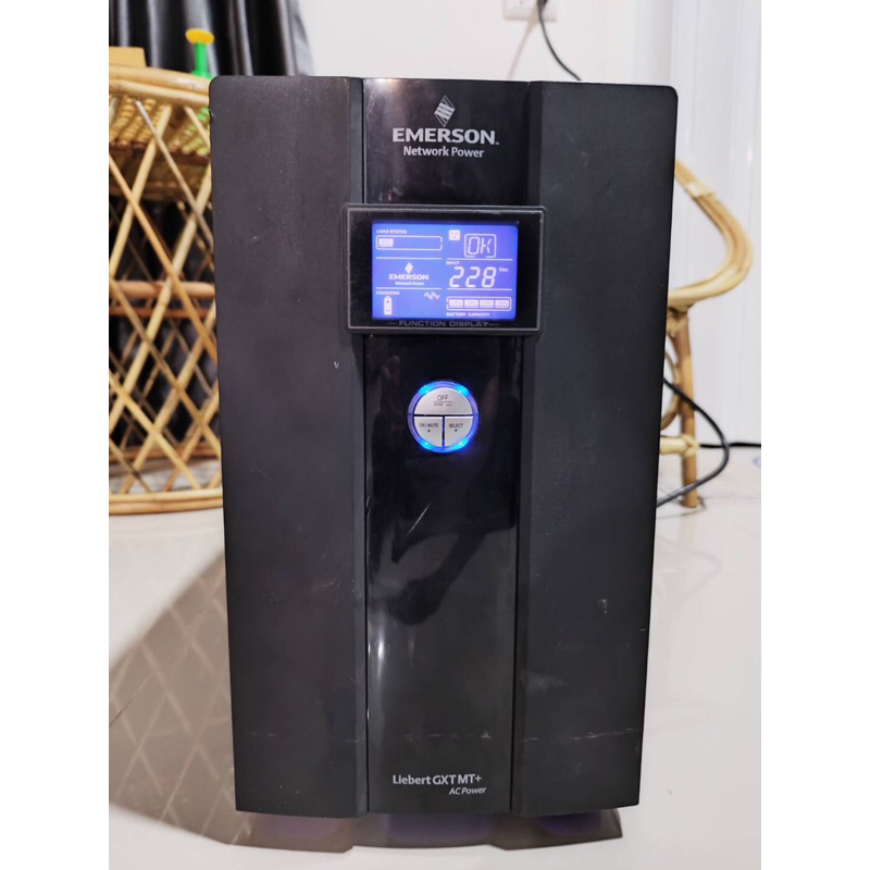 UPS เครื่องสำรองไฟมือสอง EMERSON GXT-3000MTPLUS230 3000VA/2400W สินค้าพร้อมใช้งาน รับประกัน 3 เดือน